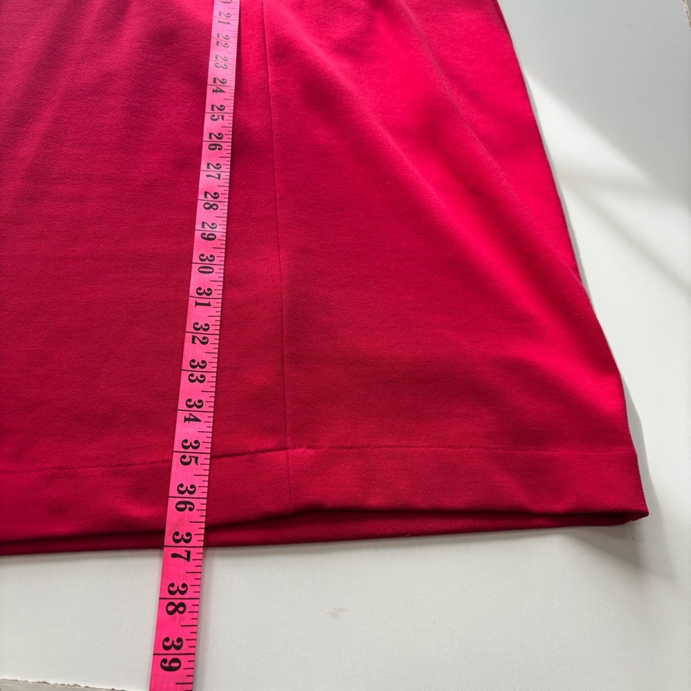 Jacob red Sleeveless pleated Dress - Picture 9 of 10